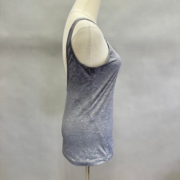 Lululemon Open Back Tank in Gray size 6 high neck yoga workout - Picture 6 of 15